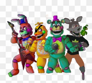 Me, Rockstar Chixy My Little - Fnaf Lefty And Friends Clipart