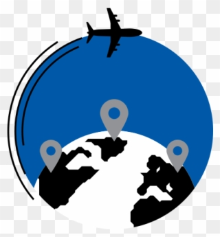 Travel - Global Connection Flat Icon Clipart