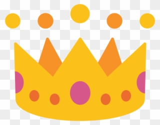 Crown Clip Emoji - Facebook Crown Emoji - Png Download