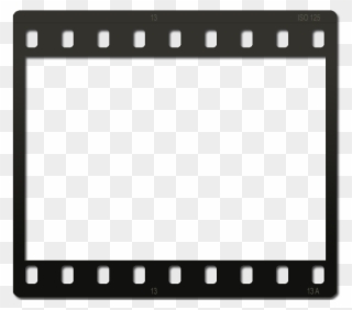 Download Film Frame Transparent Background Clipart - Moldura De Filme Negativo Png