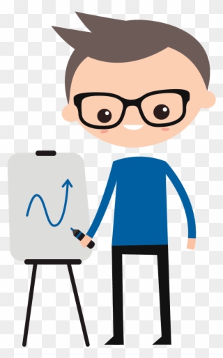 Vector Black And White Become A Tutor With Impact Tutors - Cartoon Boy With Spectacles Clipart