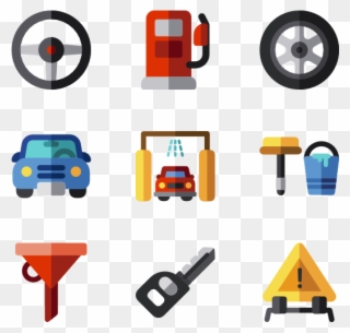 Icons Free Vector Elements - Car Clipart