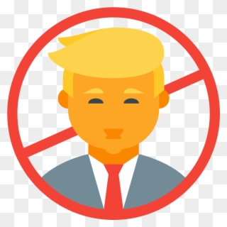 Anti Trump Icon - Flat Trump Icon Clipart