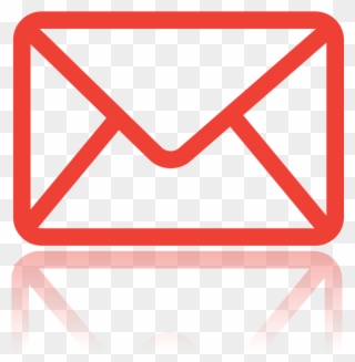 Message Clipart Mail Symbol - Envelope Red Icon - Png Download