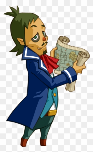 Linebeck - Legend Of Zelda Phantom Hourglass Characters Clipart