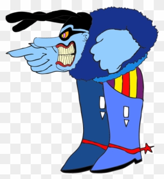 Svg Stock Blue Meanie Skin Treasures - Yellow Submarine Bad Guy Clipart