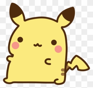 Png Transparent Chibi Transparent Pikachu - Chibi Pikachu Png Clipart