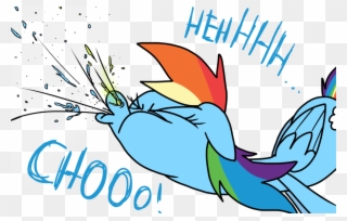 Eyes Closed, Female, Floppy Ears, Gross, Messy, Mucus, - Rainbow Dash Sneeze Clipart