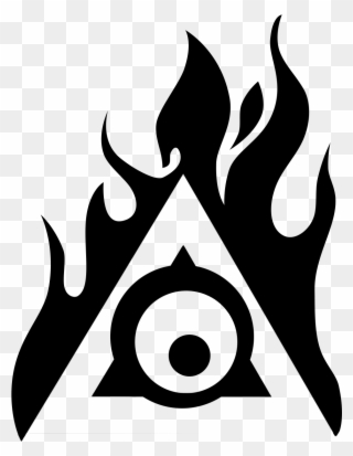 Illuminati Icon Vector Tattoo Eye Of Horus - Illuminati Sign Silhouette Clipart