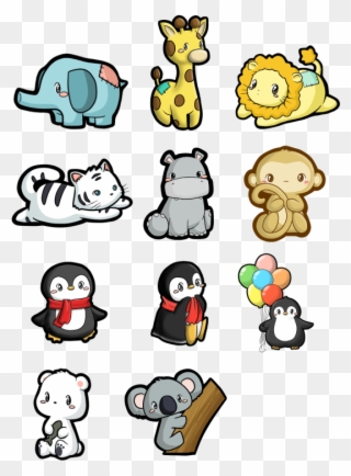 Zoo Animal Stickers - Fun Express Zoo Animal Sticker Roll Novelty Clipart