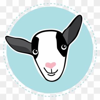 Goat Head Background - Cd Rom Diameter Clipart
