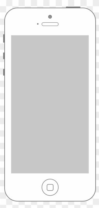 Apple Iphone Clipart Blank - Ipad Mockup Horizontal Png Transparent Png