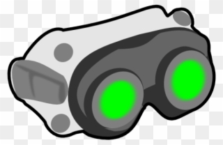 Goggles Clipart Night Vision - Night Vision Goggles Cartoon - Png Download