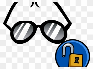 Goggles Clipart Club Penguin - Club Penguin Gary Glasses - Png Download