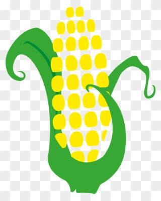 Corn Cob Harvest - Mazorca De Maiz Png Clipart