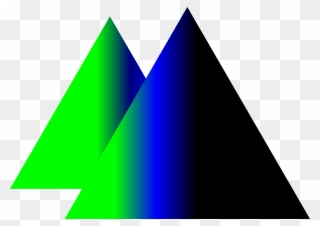 Triangle Clipart Green Triangle - Icon - Png Download