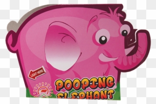 Pooping Elephant - Elephant Trunk Snake Clipart