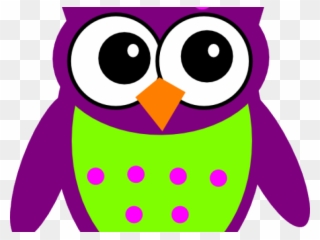Owl Clipart Color - Cartoon Baby Owl - Png Download