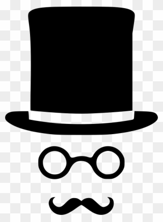 Cylinder Glasses Gentleman Svg Png Icon Free Clipart