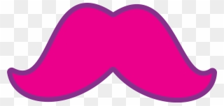 Clip Arts Related To - Colorful Mustache Clipart - Png Download