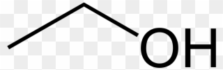 Skeletal Formula Of Ethanol Clipart