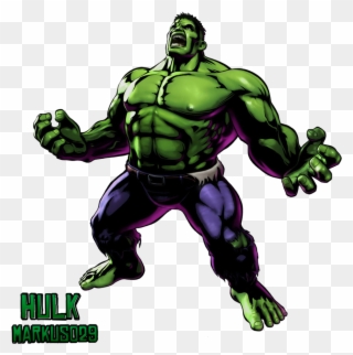 Image For >, Hulk Transparent - Ultimate Marvel Vs Capcom 3 Hulk Clipart