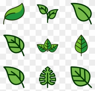 Leaf Sprite Png - Leaf Vector Simple Clipart