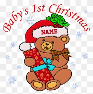 Favorite - Baby's 1st Christmas Throw Blanket Clipart