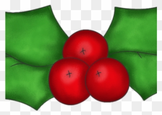 Holley Clipart Holly No Background - Christmas Holly Clip Art - Png Download