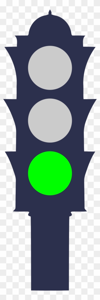 Traffic Light Icon Clipart - Green Traffic Light Clip Art - Png Download