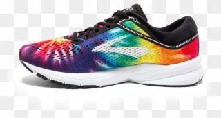 Brooks Launches Limited Edition Groovy Running Shoes - Brooks Tie Dye Shoes Clipart