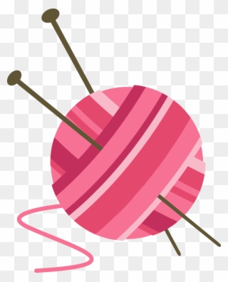 Png Transparent Images Pluspng - Ball Of Yarn And Knitting Needles Clipart Png