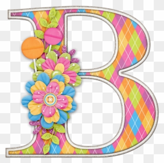 Alfabeto Colores Y Flores B Abecedario Pinterest - Abecedario De Letras De Flores Clipart