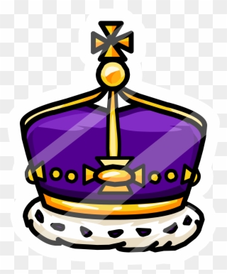 Royal Crown Pin - Descendants Clipart