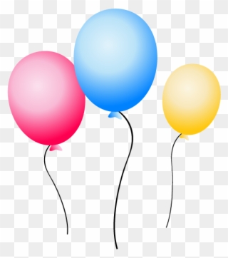 U98a8 U8239 Uff5c3 U8272 Uff5c U8d64 Uff5c U9752 Uff5c - Clip Art Red Yellow Blue Balloons - Png Download