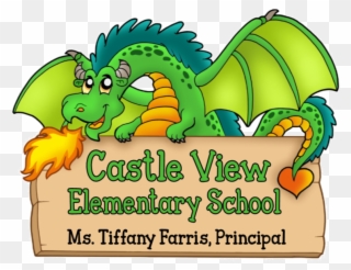 School Hours M, T, Th, F - Castle View Elementary Logo Clipart