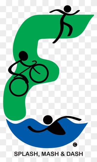 Eastman Splash, Mash & Dash Sprint Triathlon - Shark Clipart