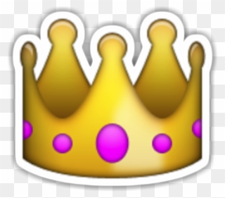 Crown 20emoji Original - Crown Iphone Emoji Png Clipart