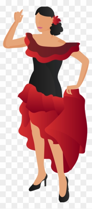 This Is A Sticker Of A Mexican Women - Woman Clipart