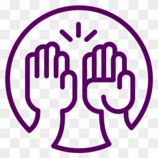 High Five Icon - High Five Icon Png Clipart