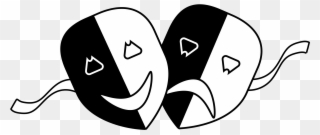 Theatre Masks Png - Mime Png Clipart