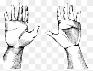 Students Evaluate Police Viewpoints - Sketch Clipart