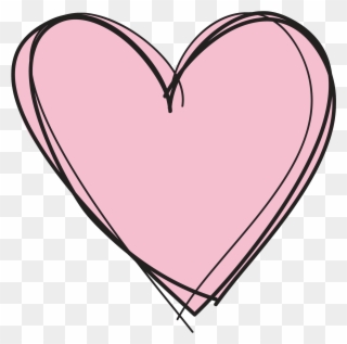 Pink Heart Clipart No Background - Cute Transparent Background Heart Clipart - Png Download