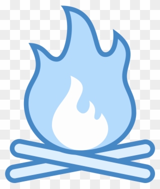 Computer Icons Camping Bonfire Clip Art - Campfire Png Blue Transparent Png
