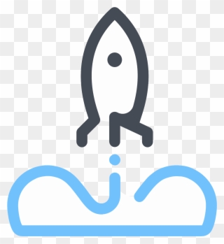 Launch Rocket Icon - Icon Clipart