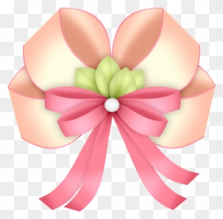 Forgetmenot - Flower With Ribbon Png Clipart