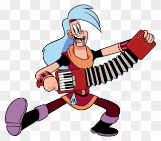 Prohyas-accordion - Mighty Magiswords Prohyas Clipart