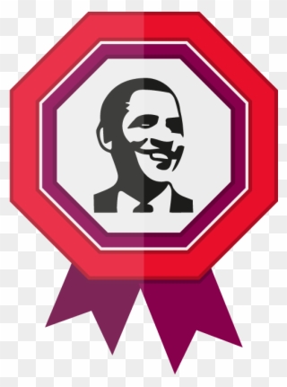 Debatrix Badges Speechen Als Obama - Drawing Clipart