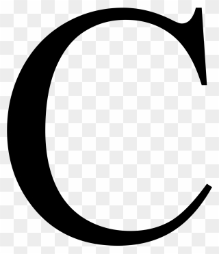 C - Anyonebutsanders - English Alphabet C Clipart