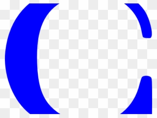 C Clipart Blue Letter - Circle - Png Download